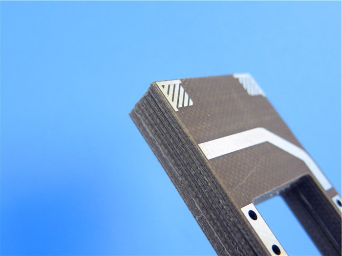 DiClad 870 Microwave PCB Bottom View